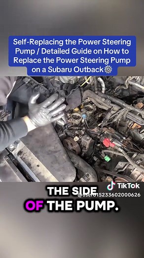 Guide to Self-Replacing the Power Steering Pump on Subaru Outback