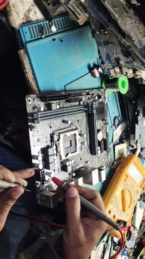 gigabyte H410M S2 motherboard vrm section main MOSFET sorting #repair #motherboard #computerparts