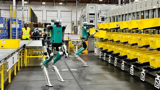 Goodbye to humans in warehouses - Amazon rolls out new autonomous robots in the UK and accelerates full automation
