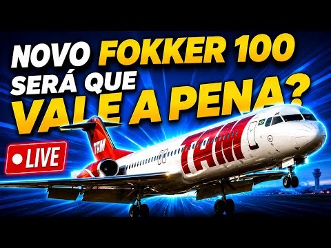 Novo Fokker 70 e Fokker 100 da Justflight para Flight Simulator 2020 e 2024