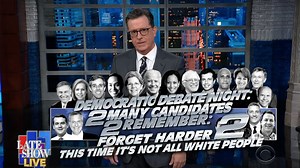 Stephen Colbert spends 7 minutes gleefully roasting the Democratic candidates