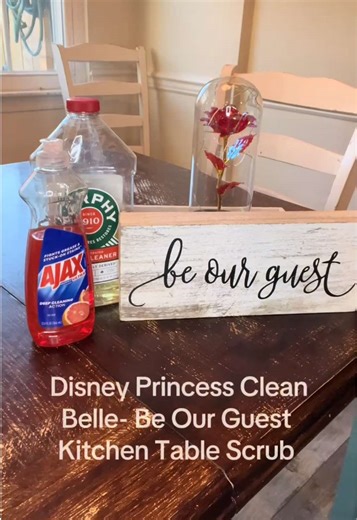 Disney Princess Clean: Belle's 'Be Our Guest' Scrub