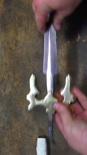 Forging A Fantasy Sword Out Of Rusted Iron Gear 1 | DIY & Crafts