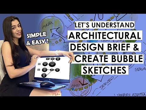 Architectural Brief Explanation & Concept Development With Bubble Diagrams - SO EASY!