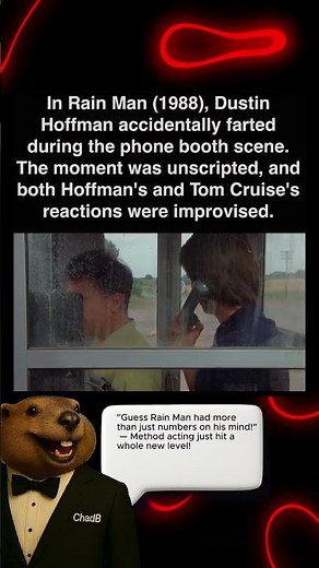 Dustin Hoffman's Accidental Fart in Rain Man Became an Iconic Scene