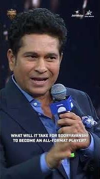 Sachin Tendulkar's advice to Vaibhav Sooryavanshi | #CricinfoHonours