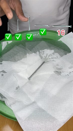 How Many Tissues Can Hold a Steel Nail? 🤯 #shorts