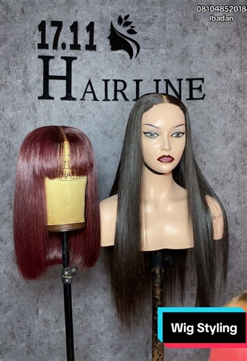 Replying to @fissytosh This is the styled look of all the three wigs. Regardless of the length,we’ve got you covered over here. 🌼 We render the following Services: •Wig revamp •Wig styling •Wig making •Glueless wig customization •Lace repair •Wig/bundle selling. 🌼 To get any of our services,send a dm to 08104852018 on WhatsApp or send a dm on TikTok. #wigrevampservices #wigstyling