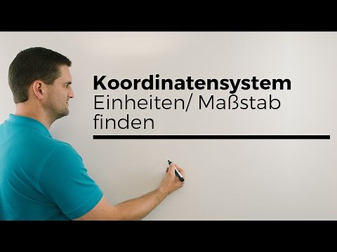 Koordinatensystem, Einheiten/Maßstab finden, Lineare Funktion, Wertetabelle | Mathe by Daniel Jung