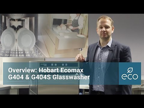 Overview: Hobart Ecomax G404 & G404S glasswasher