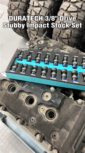Designed for accessing fasteners at difficult angles, this 3/8"" drive impact universal joint socket set delivers flexibility without sacrificing strength. 💪 https://www.amazon.com/dp/B0BR9YK5N4 #duratechtools #handtools #toolsale | DuraTech Tools