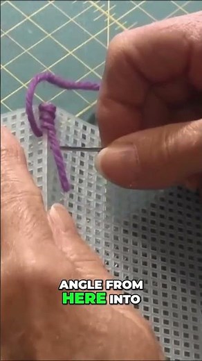 How to Join Plastic Canvas with the Whip Stitch