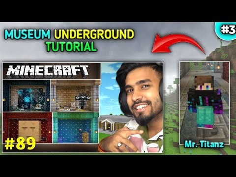 How To Make Museum Underground Interior Like Techno gamerz In Minecraft || Tutorial