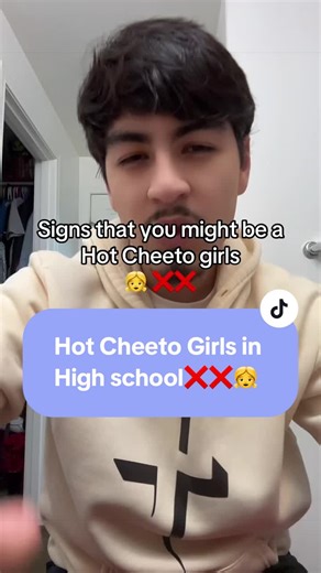 Signs that your a Hot Cheeto girl 👧👧🇲🇽 send this to a friend or family member that is a HOT CHEETO girl😂😂 also let me know if I missed anything to add to the list in the comments 🤔