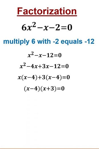 Think Factorization Like This!