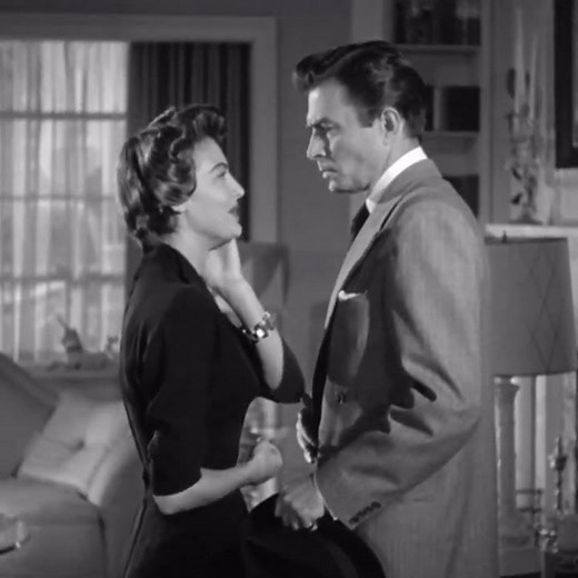 Ava Gardner and James Mason in east side west side 1949
