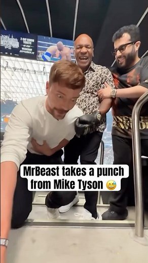 Mike Tyson wasted no time 🤣 (via @MrBeast)
