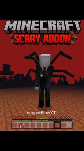 Minecraft scary addon for Bedrock edition 🤯 part 7
