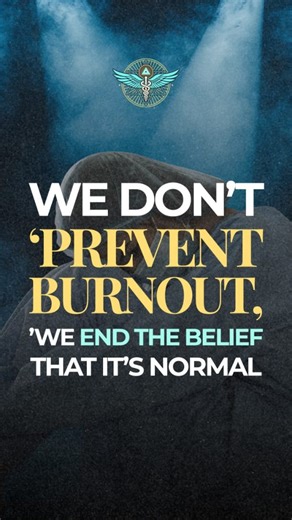 11 reactions | We’re not here to prevent burnout. Because prevention...
