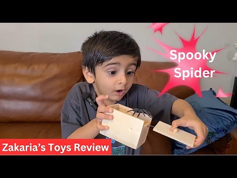 Handcrafted Surprise Wood Box Spider Practical Prank Scare Joke Box