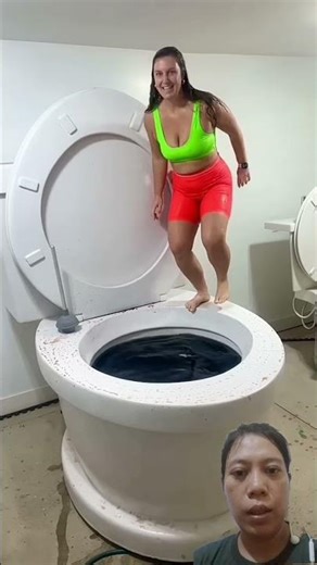 brother bathing in the black pool #funny