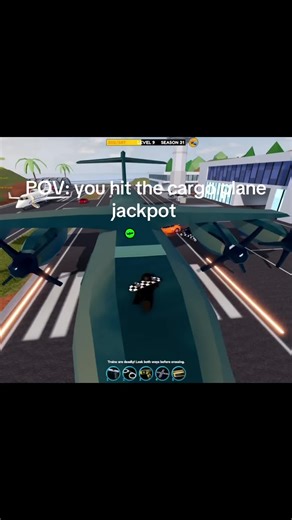 Cargo Plane Jackpot in Roblox: A Unique Experience