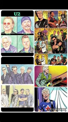 Animated Artwork Version Rock Band U2
