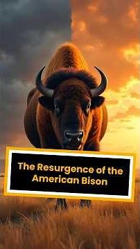 The American Bison: A Story of Destruction and Revival #americanbison