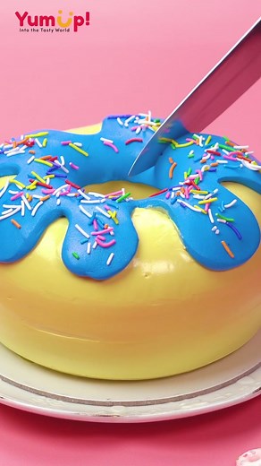 How to make adorable giant donut? #fyp #foryou #learnontiktok #viral #duet