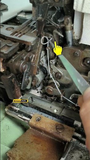 Overlock Threading Made Easy #sewing #sewinghacks #sewingtips