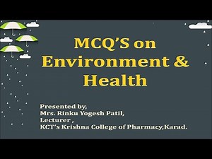 MCQS on Environment & Health