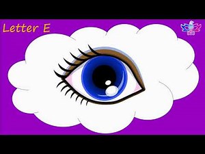 Letter E Words with pictures | Alphabet learning | E words for children | ABCs for kids