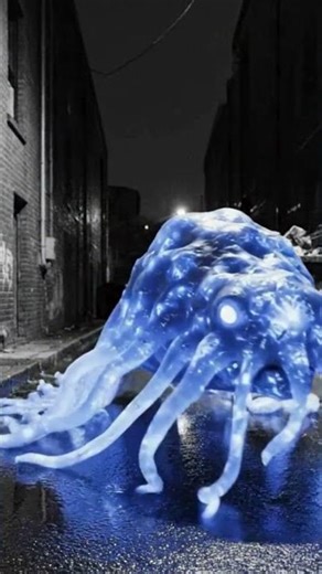 REAL Alien Caught on CCTV? 👽 Weird Creature Spotting! #Shorts