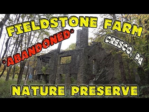 Abandoned Fieldstone Farm Ruins Cresco, PA