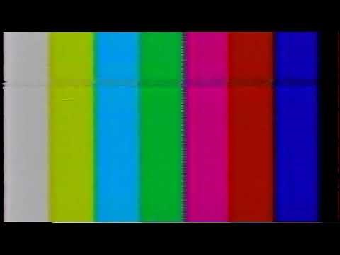 VHS Television Color Bars test screen
