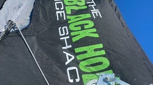 Time to crossover with this hybrid ATV trailer/ Insulated Icefishing shack.. The Black Hole Ice Shack Love it during the winter. Get on early ice. Use it all year round... https://theblackholeoutdoors.com/ | Ridge Road Outdoors