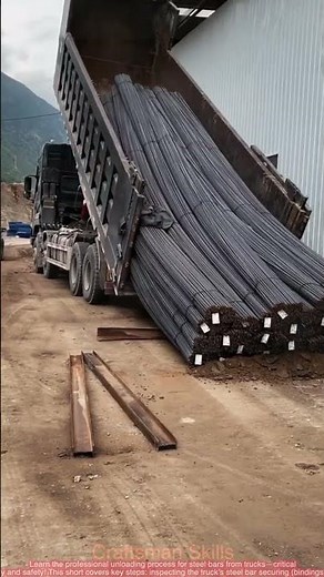 Steel Bar Unloading from Truck: Safe & Efficient Process