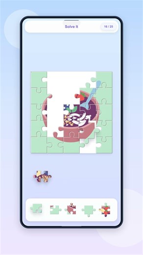 Acai Smoothie Bowl - Free Online Jigsaw Puzzle & Coloring Game
