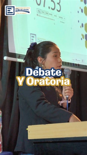 🎤 Debate y Oratoria que forman líderes En Excelenti no educamos estudiantes que repiten ideas. Formamos jóvenes que piensan, argumentan y lideran. Aquí aprenden a debatir con respeto, a expresarse con seguridad y a defender sus ideas con criterio y fundamento. Porque saber hablar es saber liderar. Por eso, somos referentes nacionales en debate escolar. 📞 Informes e inscripciones por sede: 📍 Chupaca: 981 819 115 📍 Huancayo: 981 819 112 📍 Cajas: 981 819 113 #EducaciónConValores #FormaciónInte