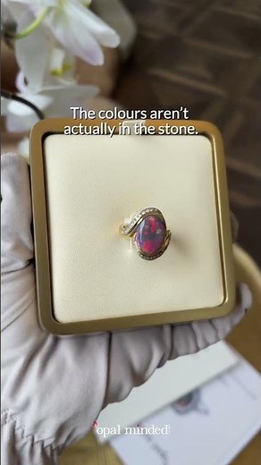 Most people don't know this about opals... #australianopal #opal #opalstone #gemstone #opalring