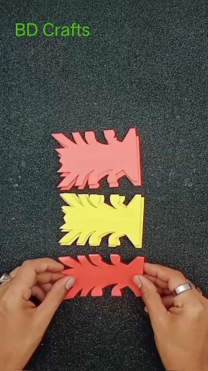 Color Paper Snowflakes Crafts - Festive - Diy - Paper Craft and art Part 7 | MN Craft and Arts