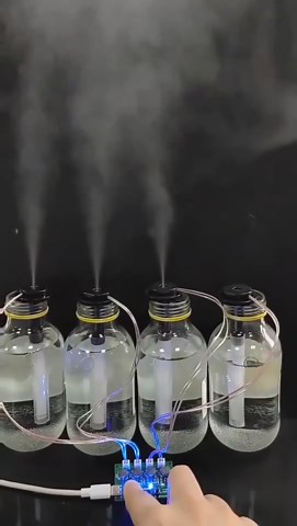 Six Spray Humidifier Module DC5V Atomization Control Board Ultrasonic Atomizer TYPE-C Interface Mist Maker Driver Circuit Board