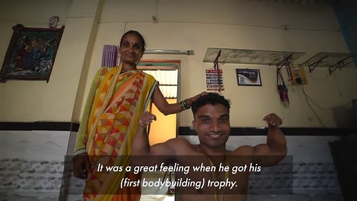 Three-foot-tall bodybuilder packs a big punch