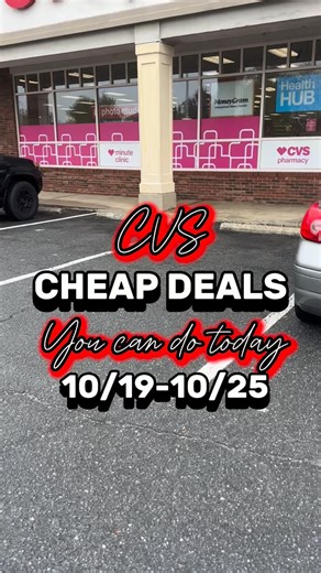 CVS DEALS YOU CAN DO TODAY ❤️✨ These deals start 10/19-10/25 LETS GO 🎉 #cvs #cvscouponer #cvsdealswithcoupons #cvsdeals #couponingcommunity #couponers #couponingdeals | Sister's Saving U Cents