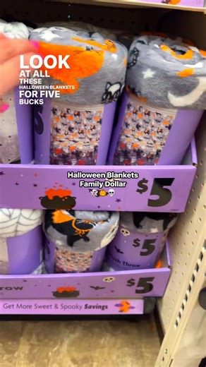 304K views · 2.7K reactions | Halloween blankets at family dollar #familydollar #halloweenfinds | Beauty By Brittney XO | Facebook