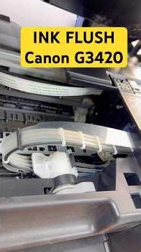 Canon G3420 Ink Flush | Print Head Cleaning