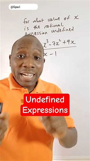 How to make a rational expression Undefined. #undefinedexpressions #undefined #algebra #mathstips