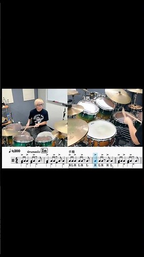 ドラム始めたら必ず通る曲NO.1sing sing sing🥁