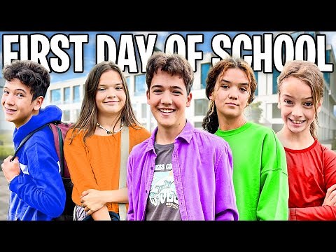 FlRST DAY OF SCHOOL *morning ROUTINE* w/6 kids!