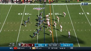 Christian McCaffrey unleashes INSANE juke moves during 12-yard catch and run